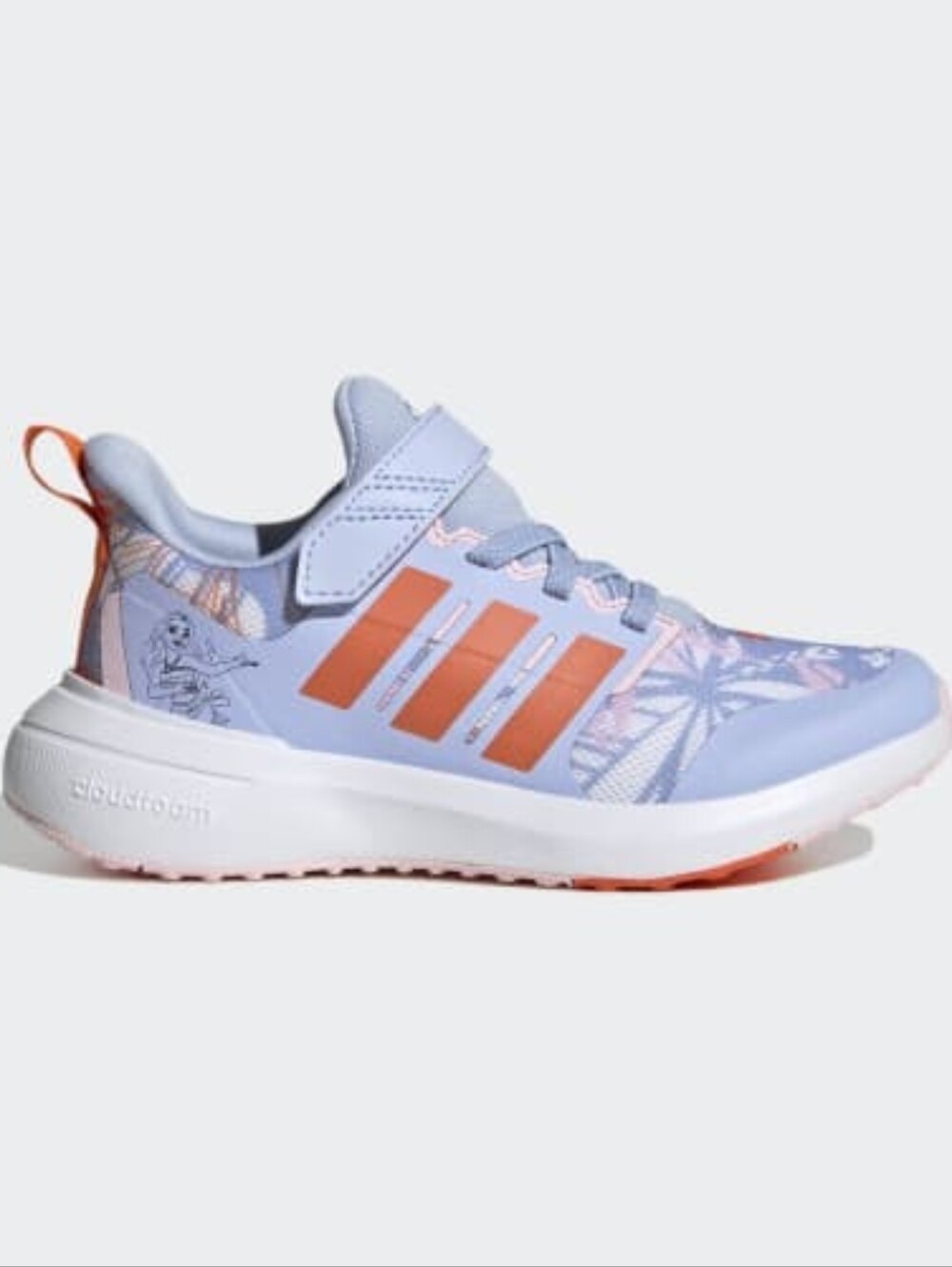 Disney Cloudfoam adidas FortaRun 2.0 "Moana" kids' sneakers Size 4 Girls